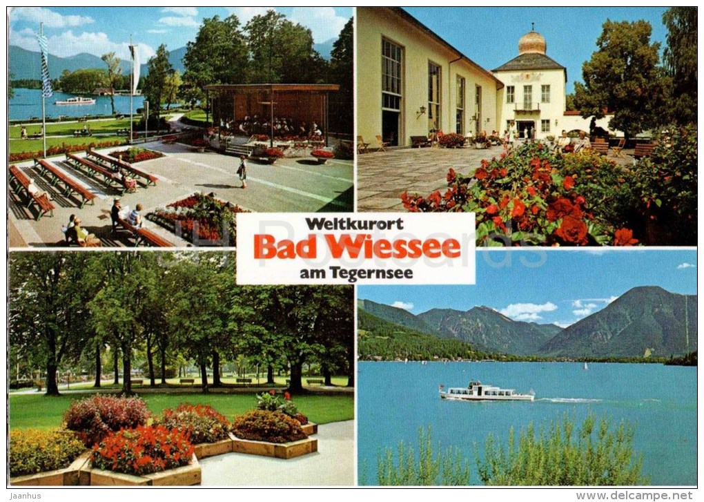 Weltkurort Bad Wiessee Am Tegernsee - Kurkonzert - Wandelhalle - Kurpark - 6040 - Germany - 1991 Gelaufen - Bad Wiessee