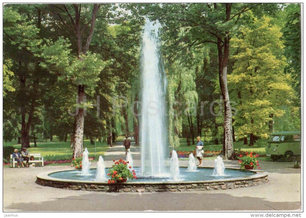 Bad Mergentheim - Wasserspiele - Fountain - 1050/7 - Germany - 1975 Gelaufen - Bad Mergentheim