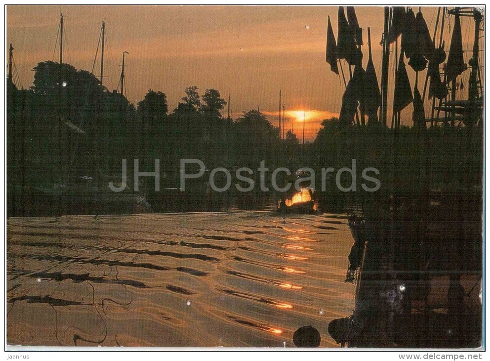 Ostseebad Eckernförde - Sonnenaufgang Am Hafen - Port - Germany - 1996 Gelaufen - Eckernfoerde