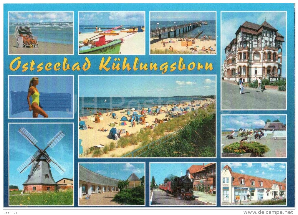 Ostseebad Kühlungsborn - Winmühle - Windmill - Strand - Beach - Germany - 2004 Gelaufen - Kuehlungsborn