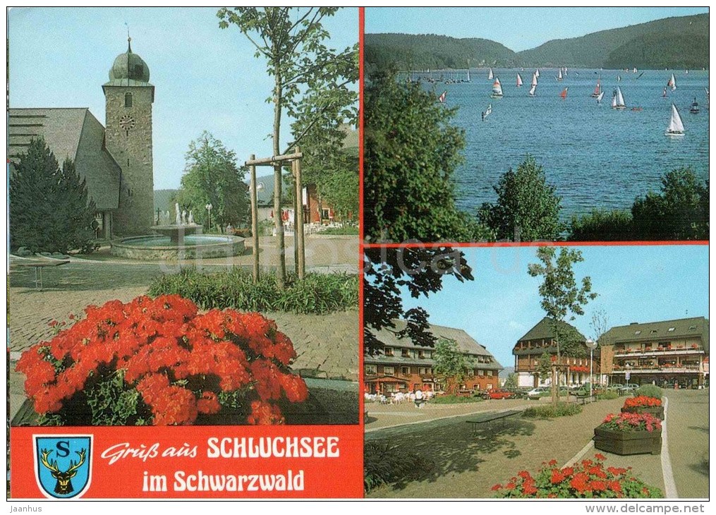 Gruss Aus Schluchsee Im Schwarzwald - Germany - 1993 Gelaufen - Schluchsee