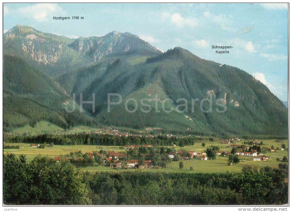 Hochgern 1745 M Mit Schnappen-Kapelle - Germany - 1974 Gelaufen - Chiemgauer Alpen