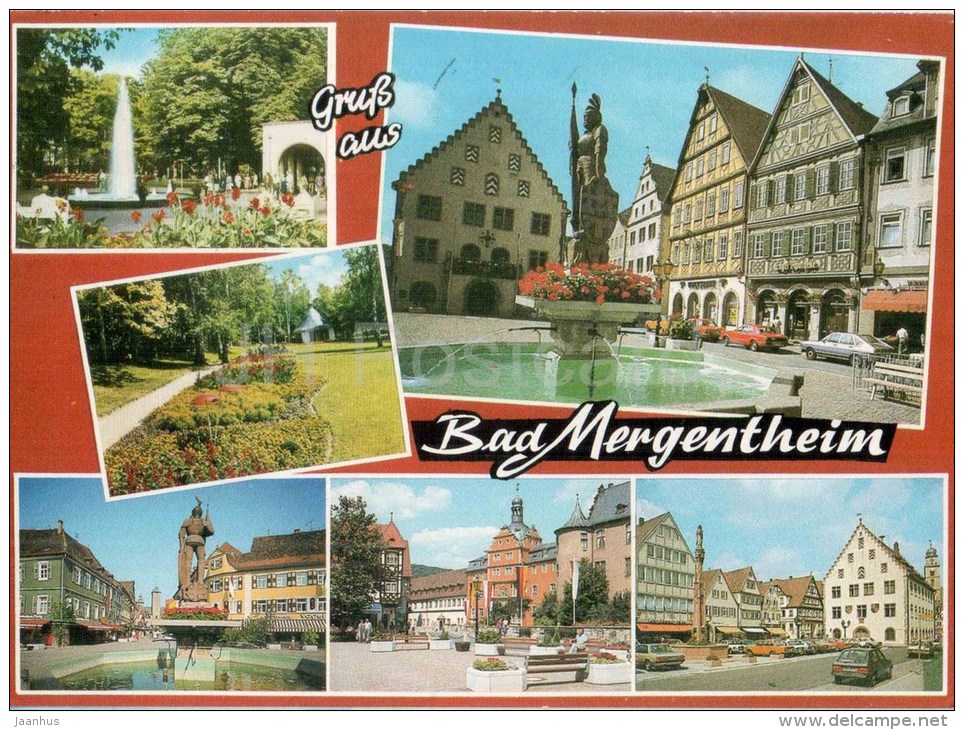 Gruss Aus Bad Mergentheim - Mer 519 - Germany - 1983 Gelaufen - Bad Mergentheim