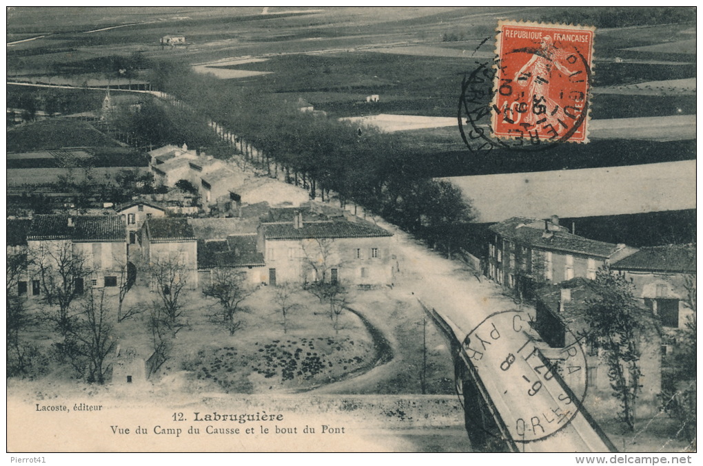 LABRUGUIERE - Vue Du Camp Du Causse Et Le Bout Du Pont - Labruguière
