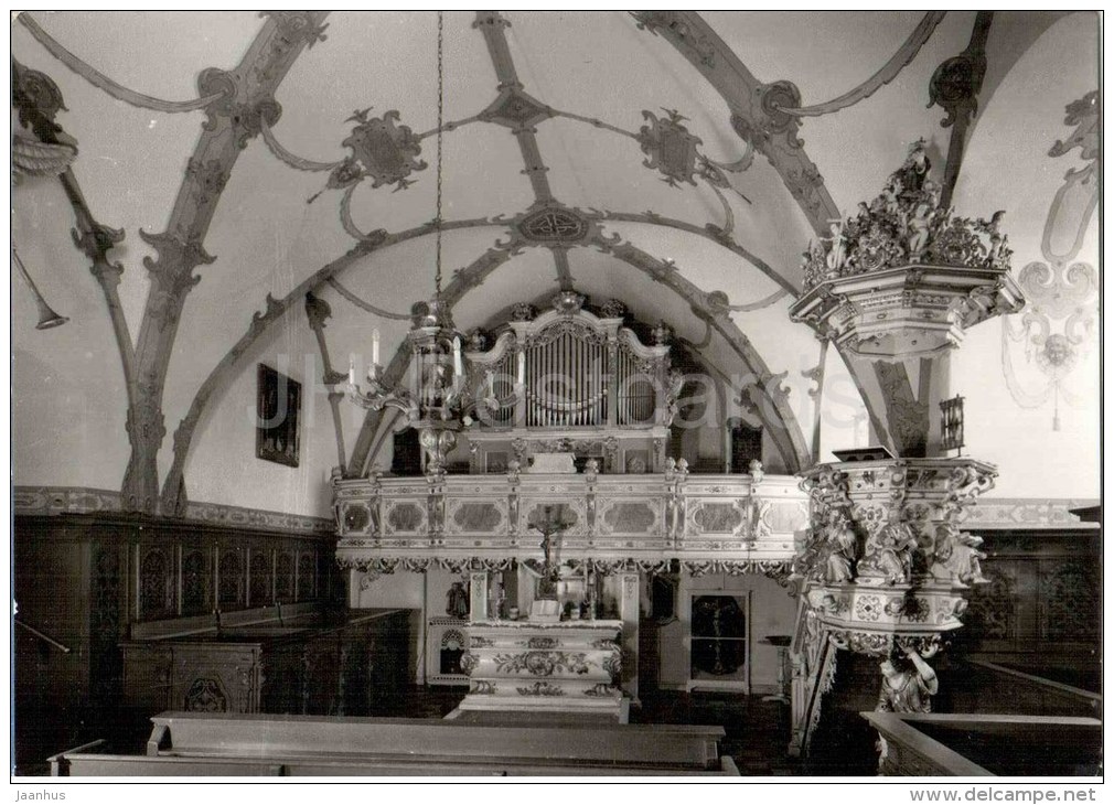 Heimat- Und Schlossmuseum Burgk - Schlosskapelle Mit Silbermann-Orgel - Organ - Germany - 1980 Gelaufen - Schleiz
