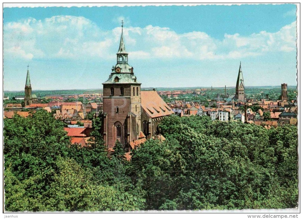 Lüneburg - Blick Vom Kalkberg - Germany - 1965 Gelaufen - Lüneburg