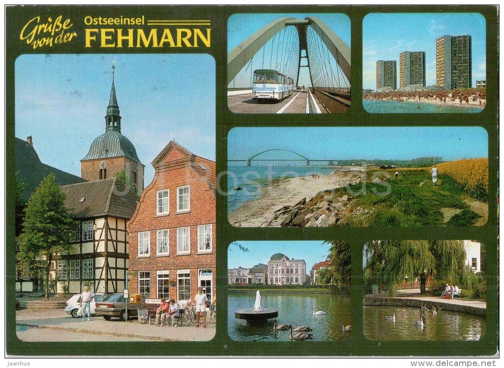 Grüsse Von Der Ostseeinsel Fehmarn - Germany - 1994 Gelaufen - Fehmarn