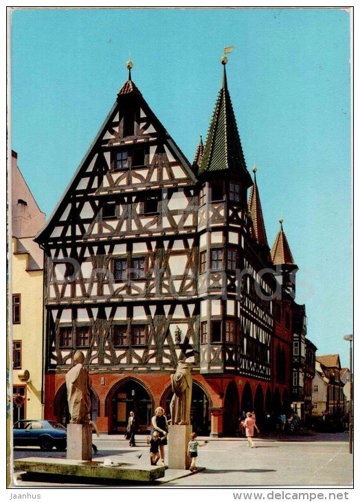 Fulda - Rathaus - Town Hall - Germany - 1978 Gelaufen - Fulda