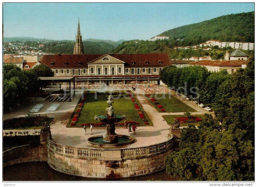 Bad Dürkheim An Der Deutschen Weinstrasse - Oberer Kurpark Und Kurhaus - Germany - 1974 Gelaufen - Bad Duerkheim