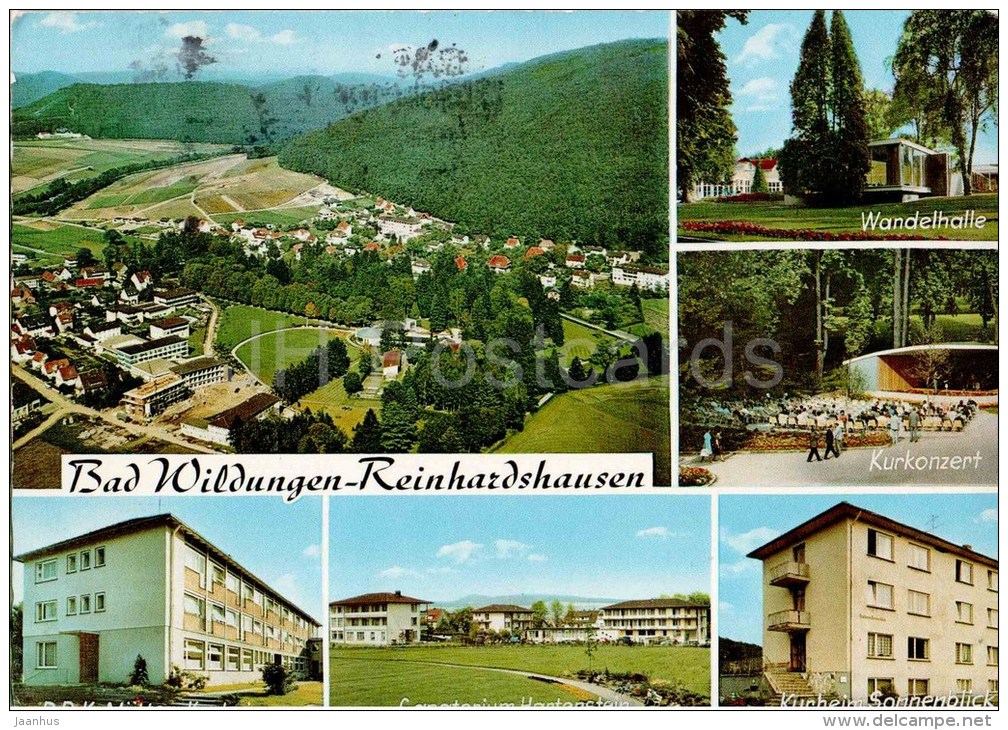 Bad Wildungen - Reinhardshausen - Wandelhalle - Kurkonzert - Sanatorium - Kurheim - Germany - 1971 Gelaufen - Bad Wildungen