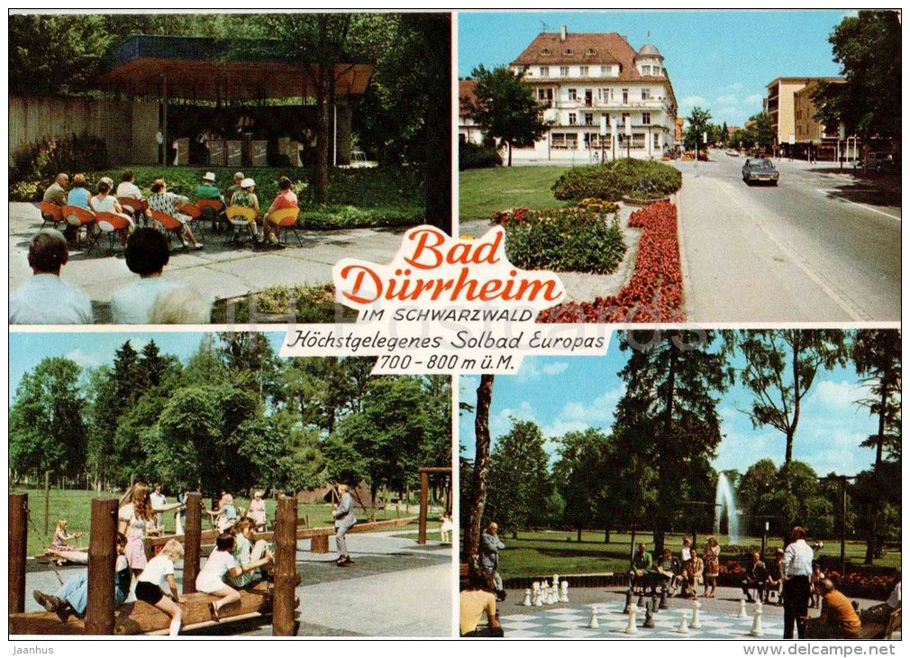 Bad Dürrheim Im Schwarzwald , Höchstgelegenes Solbad Europas - 7737 - Germany - 1976 Gelaufen - Bad Dürrheim