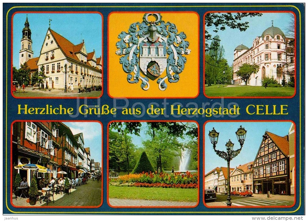 Herzliche Grüße Aus Der Herzogstadt Celle - 3100 - Germany - 1987 Gelaufen - Celle