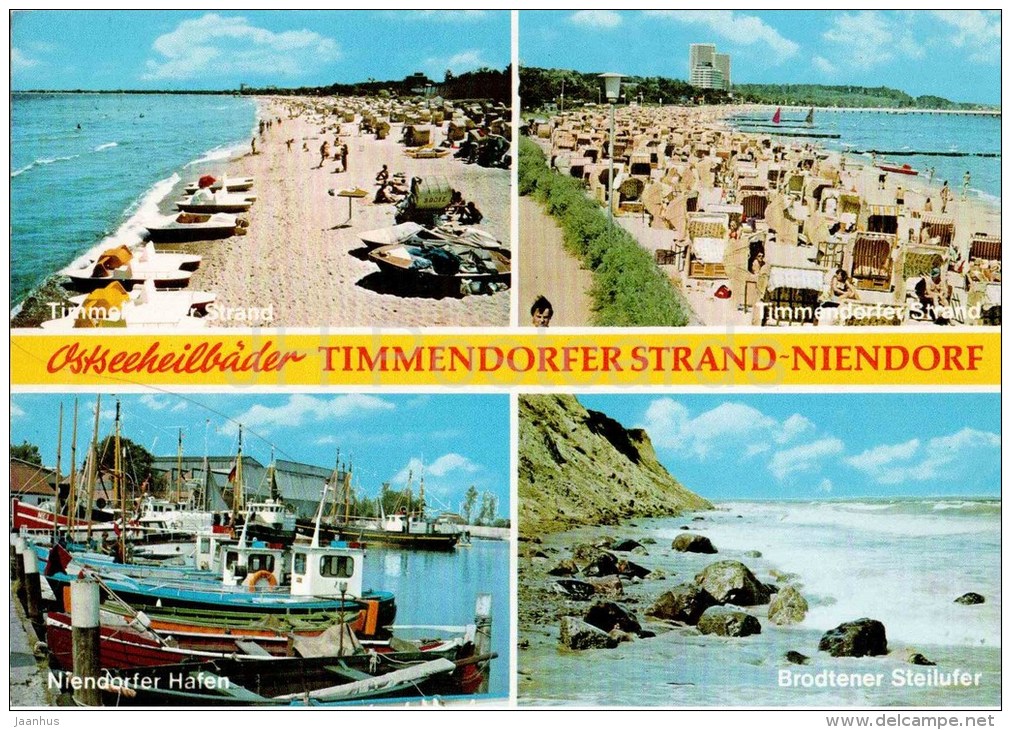 Ostseeheilbäder - Timmendorfer Strand Niendorf - Hafen - Brodtener Steilufer - Beach - Germany - 1979 Gelaufen - Timmendorfer Strand