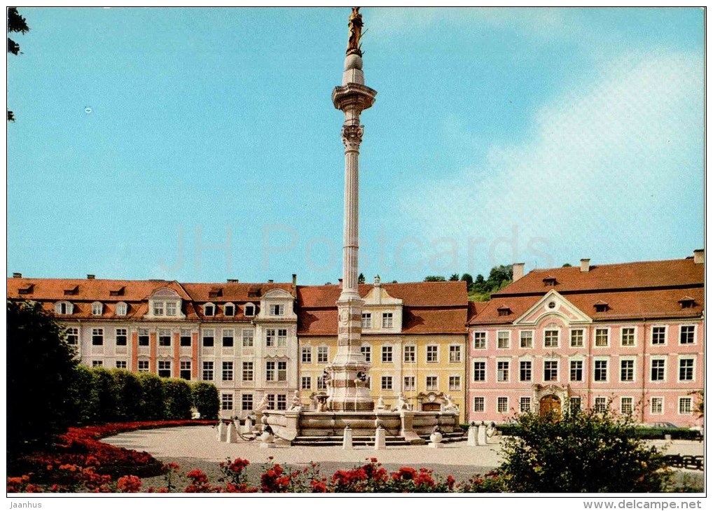 Eichstätt - Residenzplatz , Amtsgericht Und Mariensäule - Germany - Ungelaufen - Eichstätt