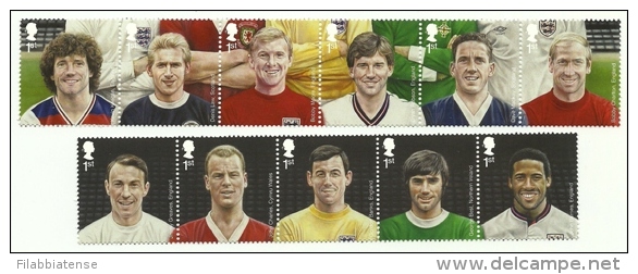 2014 - Gran Bretagna - Eroi Del Calcio, - Unused Stamps