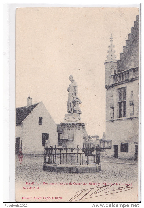 DAMME : Monument Jaques De Coster Van Maerlant - Damme