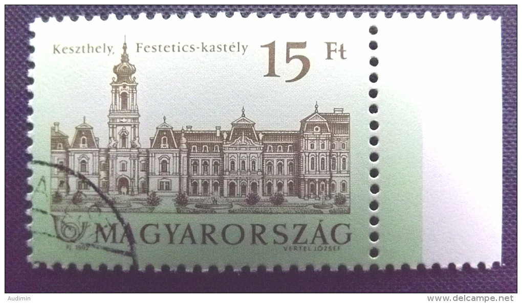 Ungarn 4194 Oo/ESST, Schloss Der Familie Festetics, Keszthely - Oblitérés