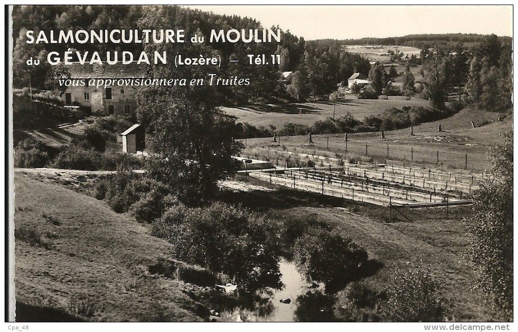 Lozere : Environs, Entre Aumont Et Javols, N°2 Moulin Du Gévaudan - Aumont Aubrac