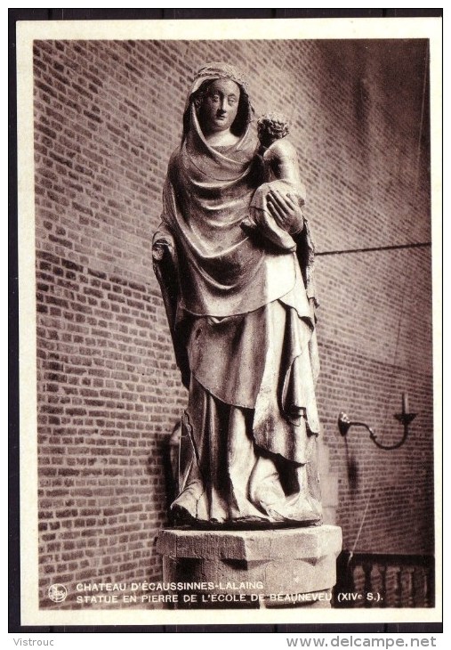 ECAUSSINNES - Château - Statue En Pierre De L'Ecole De BEAUNEVEU (XIV E S.) - Non Voyagé - Not Circulated. - Ecaussinnes