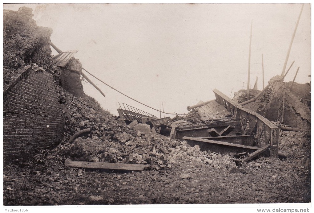 Photo Septembre 1918 HENIN-LIETARD (Beaumont) - Destructions (A99, Ww1, Wk1) - Henin-Beaumont