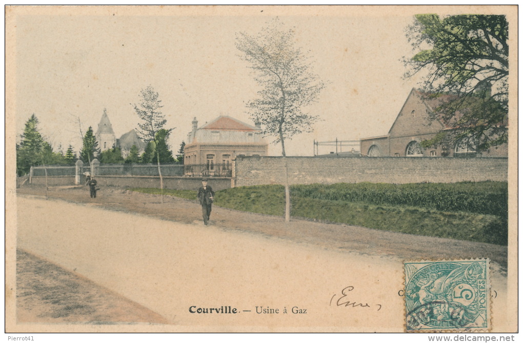 COURVILLE - Usine à Gaz - Courville