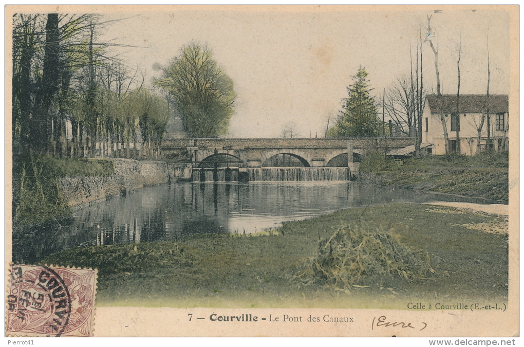 COURVILLE - Le Pont Des Canaux - Courville