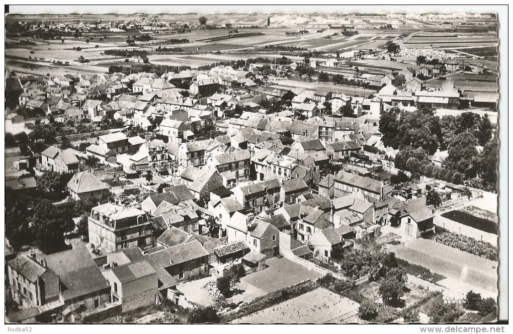 CPSM  Montesson - En Avion Au Dessus De.. - Vue Générale - Montesson