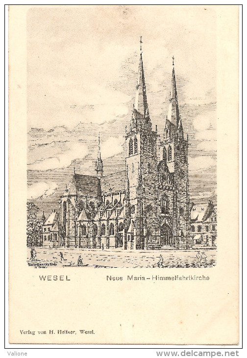 RARE : WESEL Neue Maria-Himmelfahrtkirche  Vor 1904 (neue) - Wesel