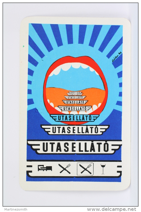 1977 Small/ Pocket Calendar - Utasellato Railway/ Train Service - Hungary Advertising - Petit Format : 1971-80