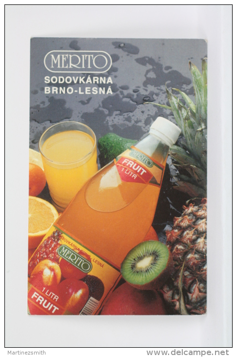 1994 Small/ Pocket Calendar - Merito Fruit Juice - Hungary Advertising - Tamaño Pequeño : 1991-00