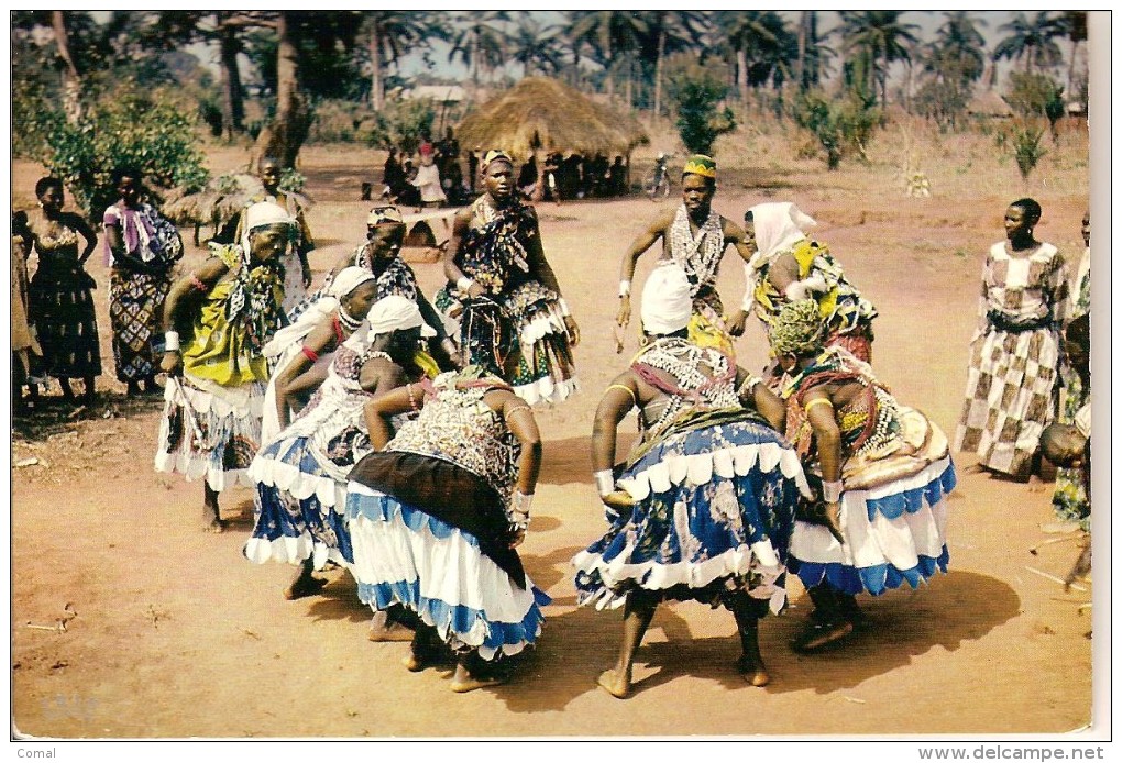 CPSM - NIGERIA - Acrobatic Dancers - Danses - Nigeria