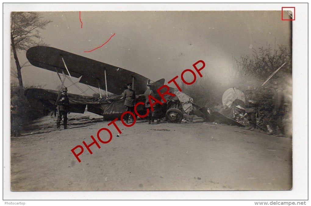 Avion Anglais-A 1942-PÖLKAPELLE-Carte Photo Allemande-Guerre 14-18-1WK-Aviation-Fliegerei-Militaria-Aircraft-5-5-17 - Langemark-Poelkapelle