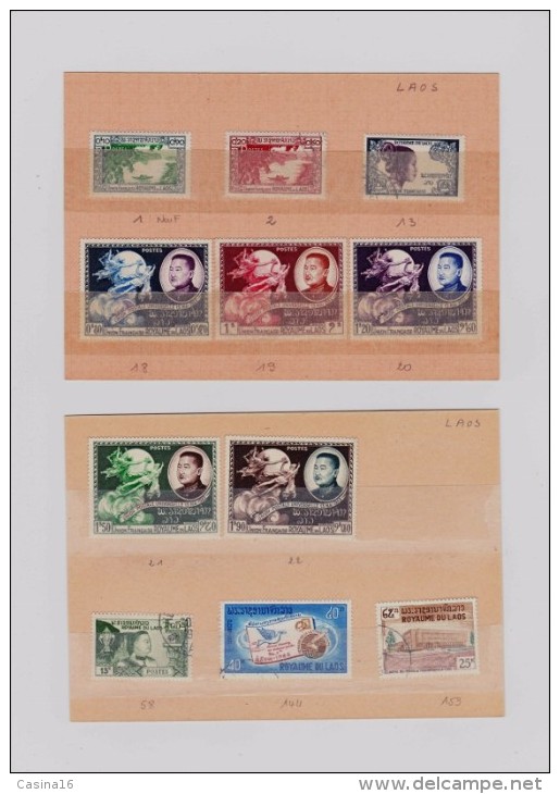 Quelques Timbres Du Laos . - Laos