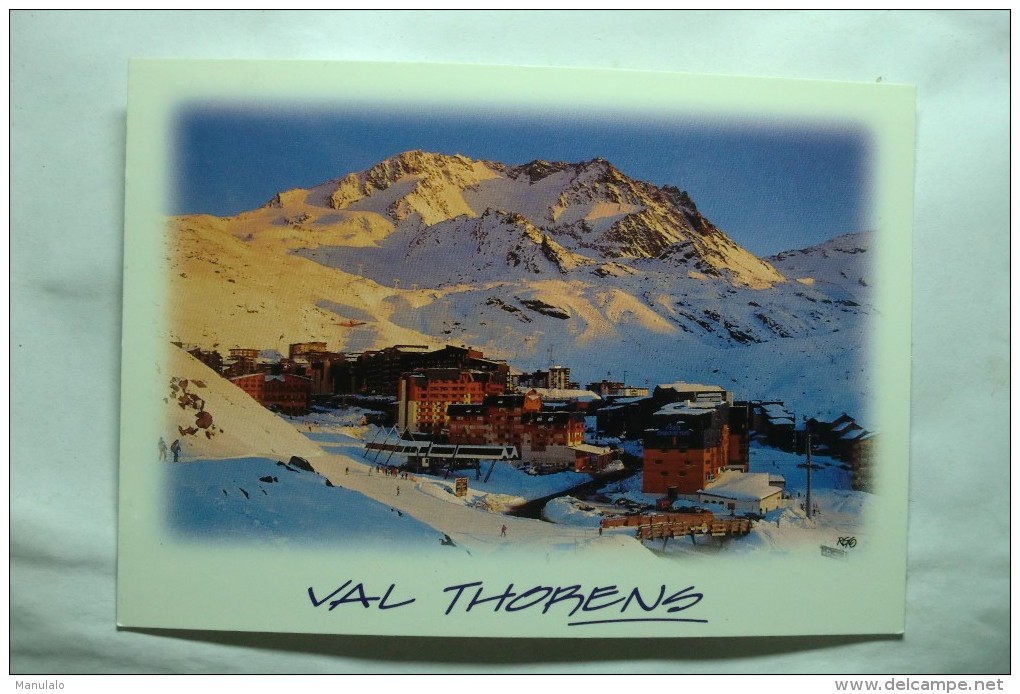 D 73 - Val Thorens - Effet Du Soir Face à L'aiguille De Péclet - Val Thorens