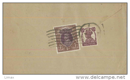 India To New York By Air Mail (STamps On Back) - Sonstige & Ohne Zuordnung