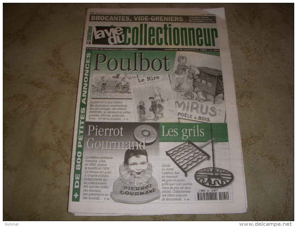 LA VIE Du COLLECTIONNEUR LVC 294 19.11.1999 POULBOT PIERROT GOURMAND Les GRILS - Antigüedades & Colecciones