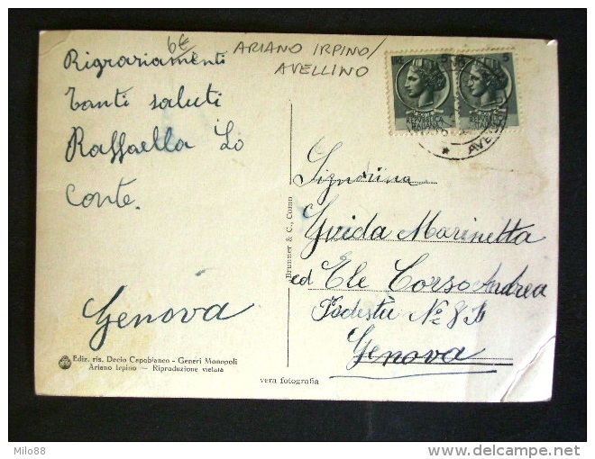 CAMPANIA -AVELLINO -ARIANO IRPINO -F.G. LOTTO N° 450 - Avellino