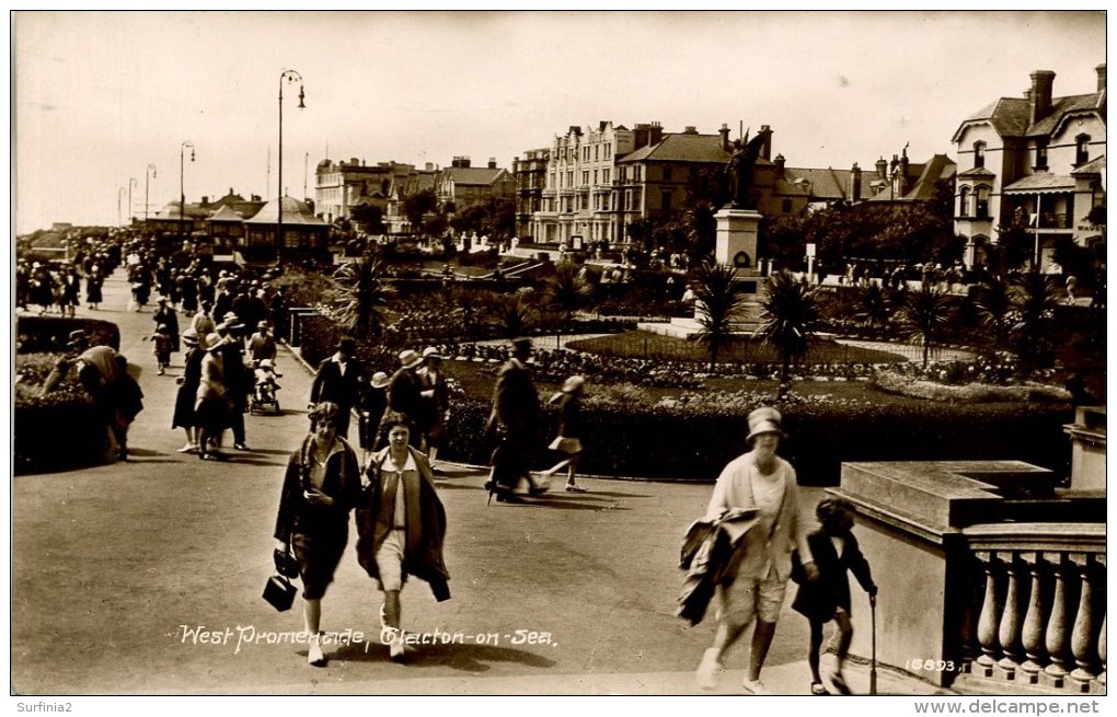 ESSEX - CLACTON - WEST PROMENADE - ANIMATED  RP Es289 - Clacton On Sea