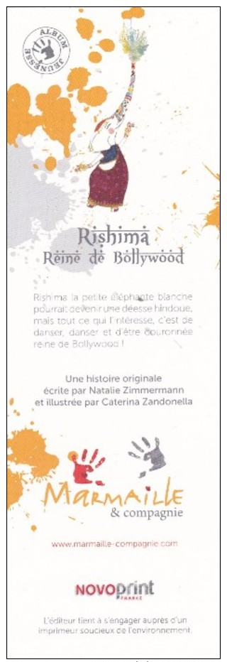 Marque Pages RISHIMA REINE DE BOLLYWOOD - Marque-Pages