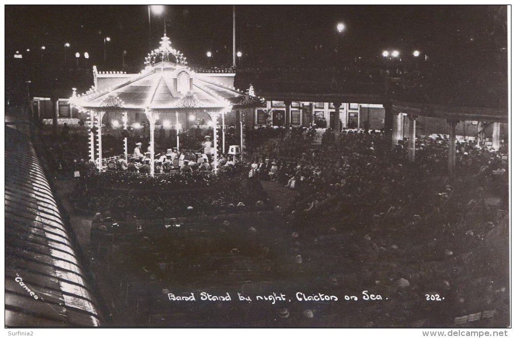 ESSEX - CLACTON - BANDSTAND BY NIGHT RP Es535 - Clacton On Sea