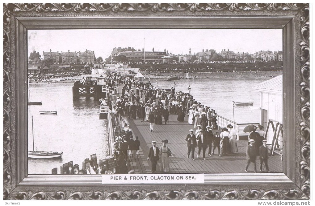 ESSEX - CLACTON - PIER AND FRONT RP Es542 - Clacton On Sea