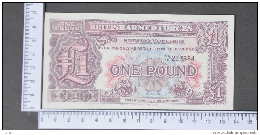 GREAT BRITAIN  1  POUND       -    (Nº11380) - Fuerzas Armadas Británicas & Recibos Especiales