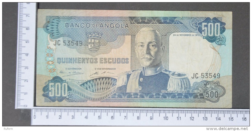 ANGOLA  500  ESCUDOS  1972     -    (Nº11388) - Angola