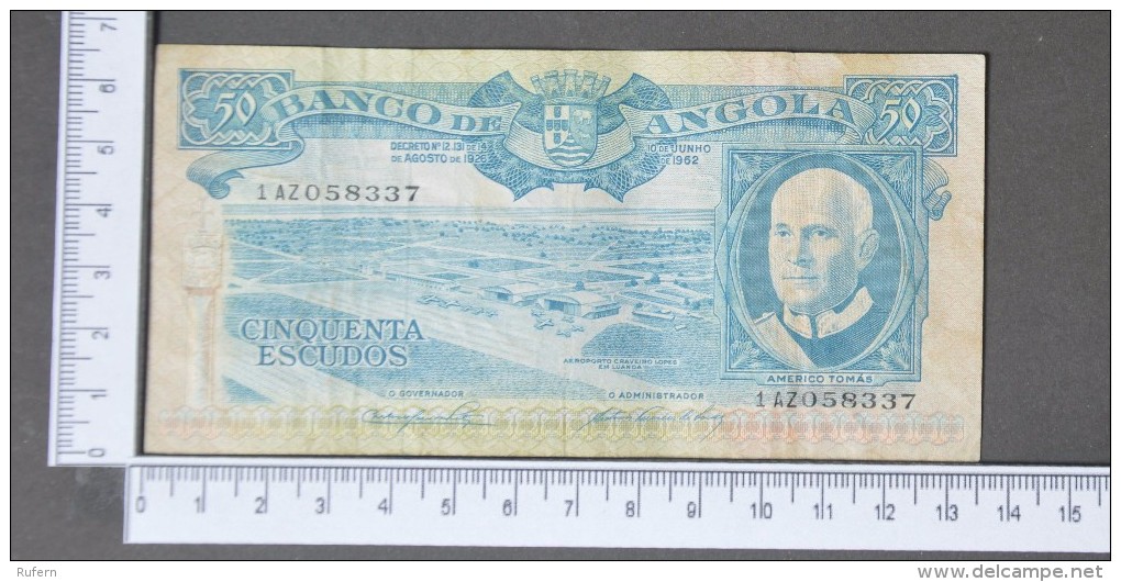 ANGOLA  50  ESCUDOS  1962     -    (Nº11392) - Angola