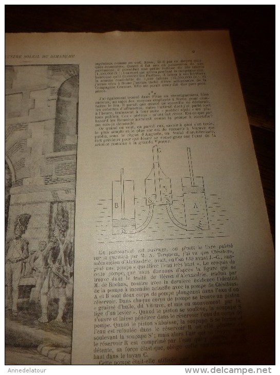 1896 SOLEIL du DIMANCHE: Invasion sauterelle en Algérie;La tribu des VI-RÂ-RI au Mexique;Greffe entre serpents..etc