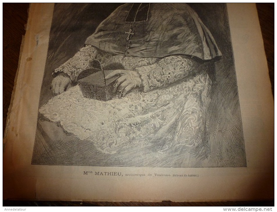 1896 SOLEIL Du DIMANCHE: Escrime International;Les MACROBES;Météor à Lesnes Près Namur;Âmes Des Sauvages;Sciure De Bois - Astronomia