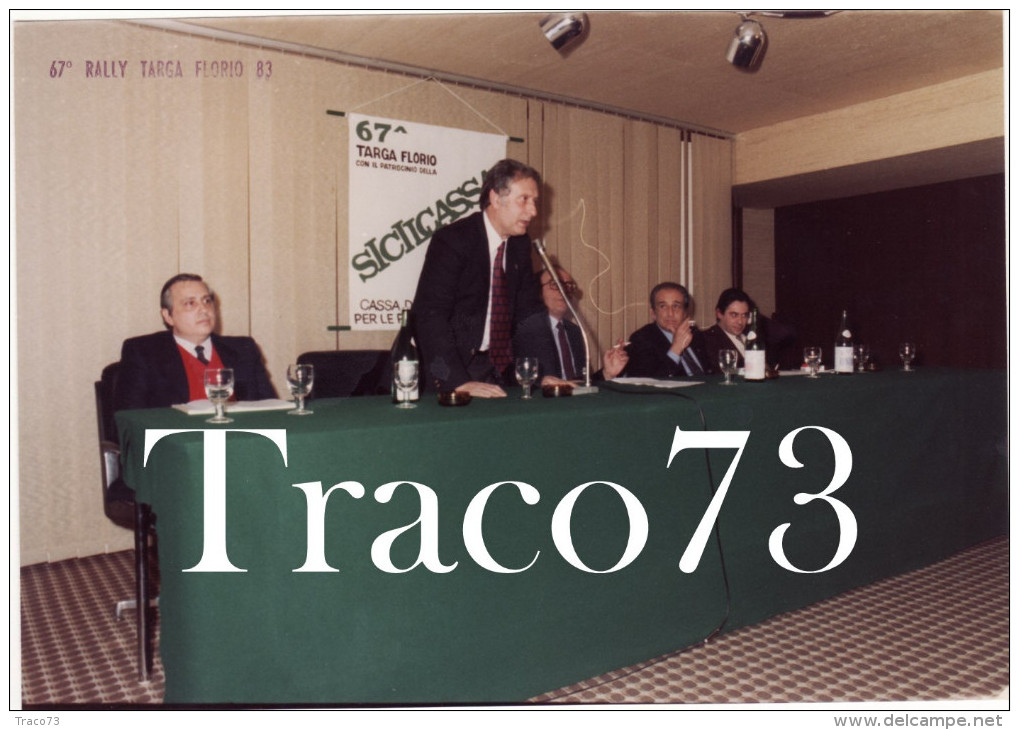 67^ TARGA FLORIO RALLY DI SICILIA 1983  /  Conferenza Stampa - Automobiles