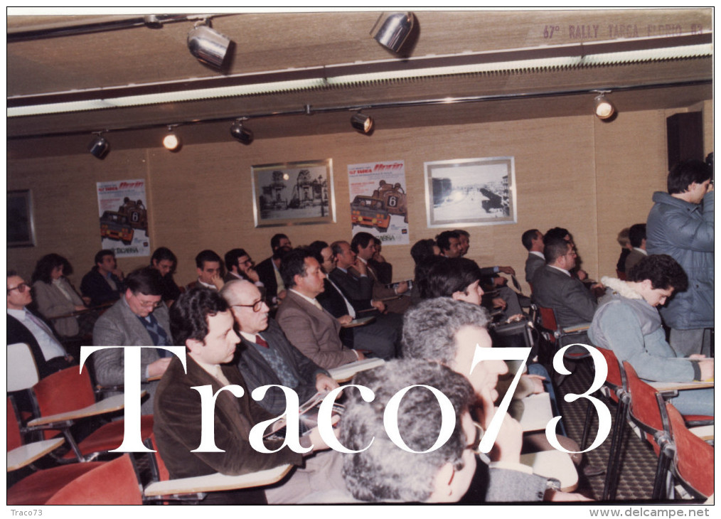 67^ TARGA FLORIO RALLY DI SICILIA 1983  /  Conferenza Stampa - Automobiles