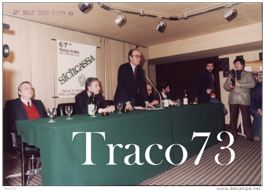 67^ TARGA FLORIO RALLY DI SICILIA 1983  /  Conferenza Stampa - Automobiles
