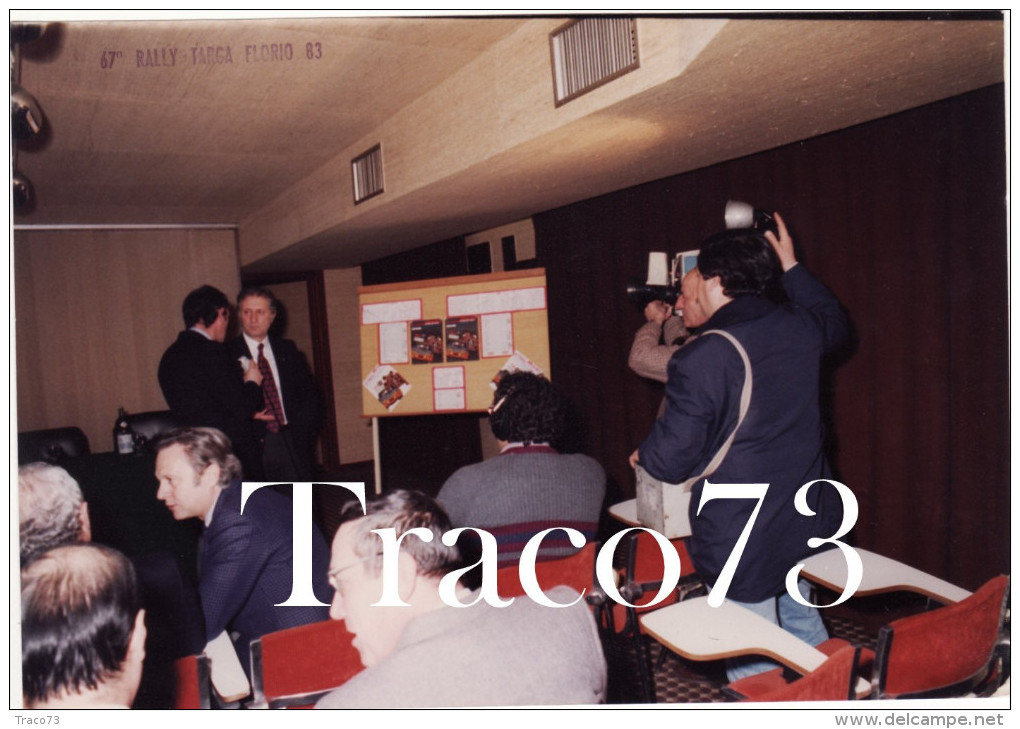 67^ TARGA FLORIO RALLY DI SICILIA 1983  /  Conferenza Stampa - Automobiles